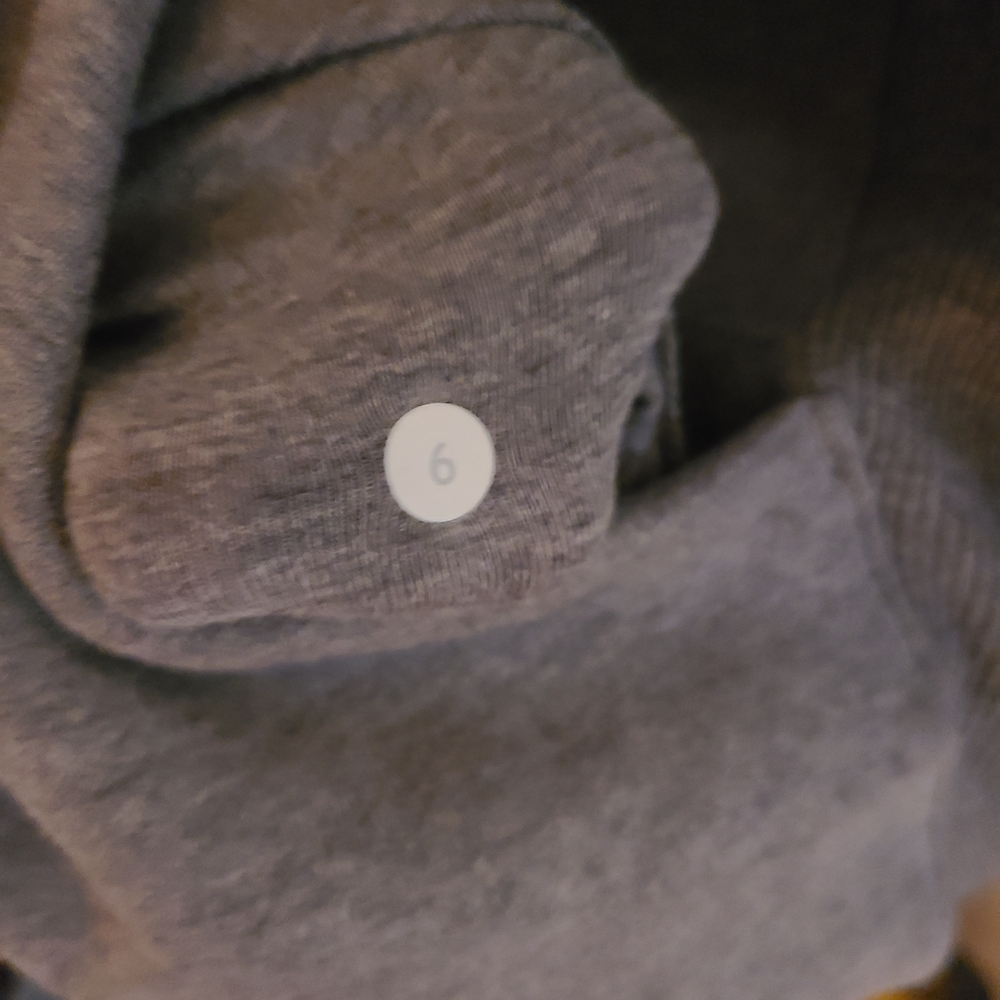 Lululemon Asymmetrical Scuba Full Zip Jacket Athletic Gray - Picture 2 of 9